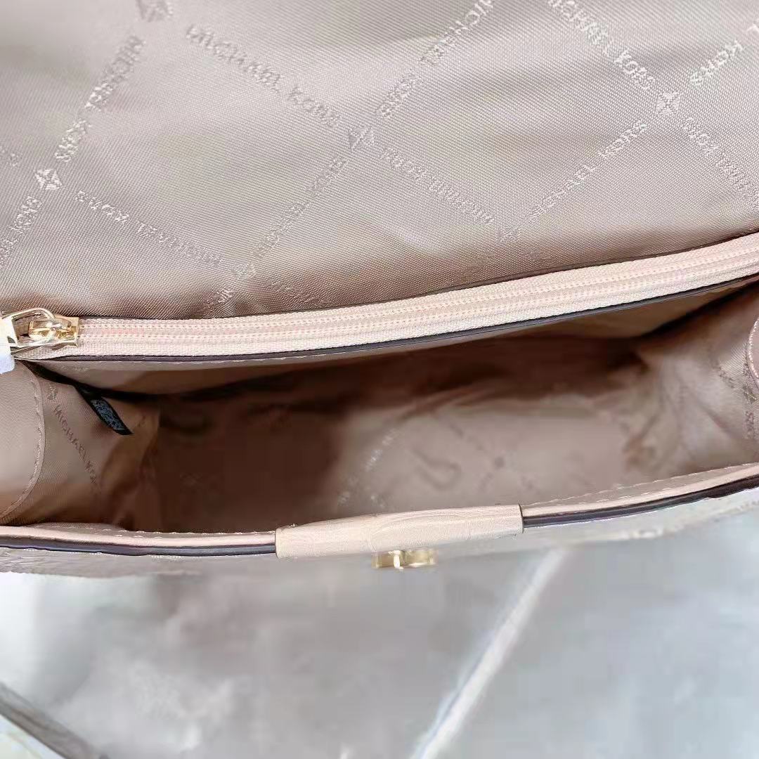 Michael Kors 35F1G6SS1E Sonia Small Shldr Crossbody Bag In Buff Michael Kors 35F1G6SS1E Sonia Small Shldr Crossbody Bag In Buff
